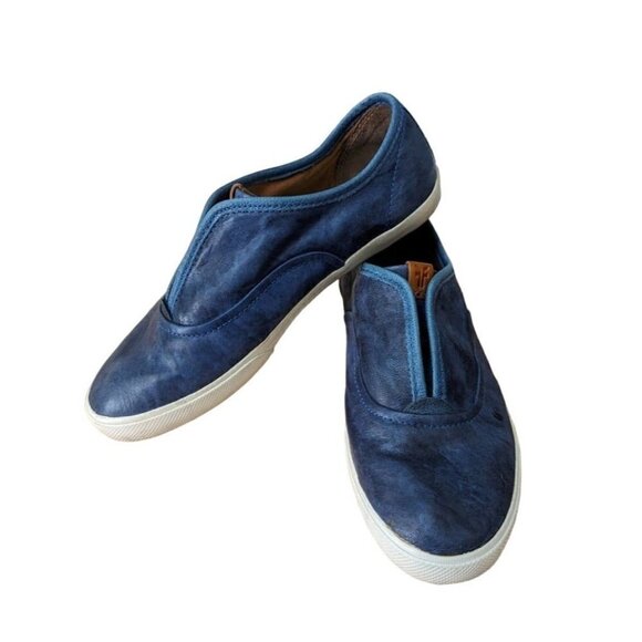 FRYE Maya CVO Slip On Laceless Sneaker Navy Blue Women's 6 - Picture 1 of 8